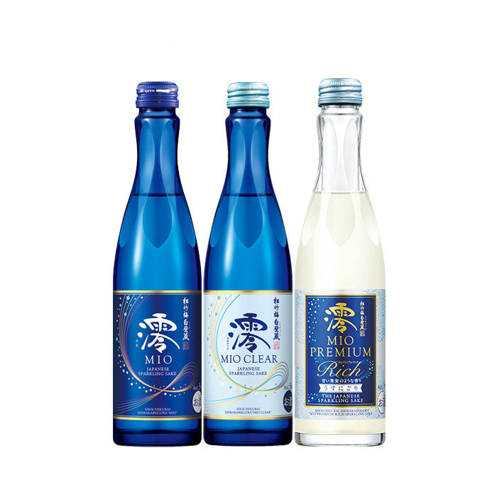 Summer limited! Takara Shuzou Shochikubai "Mio" 3 items Drinking Comparison Set 300ml × 3 bottles