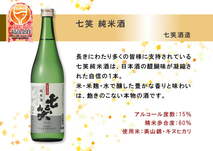 The Fine Sake Award 2023 Winning sake 6 bottles Set