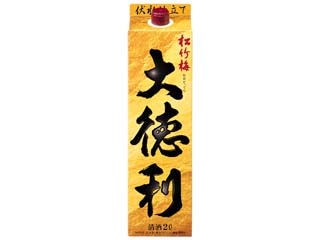 松竹梅大徳利 パック ＮＥＷ 2000ml 2L 6本 【ケース販売】 本州送料無料　四国は+200円、九州・北海道は+500円、沖縄は+3000円ご注文後に加算 ギフト 父親 誕生日 プレゼント