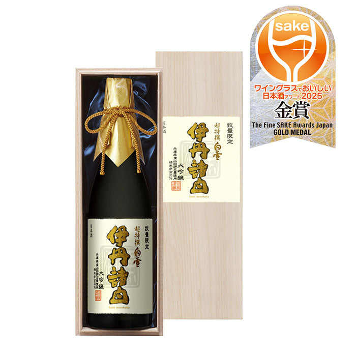 Shirayuki Chotokusen Shirayuki Itamimorohaku Daiginjo 720ml bottle gift box