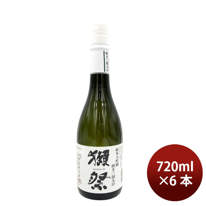 [6btls] Dassai Junmai Daiginjo Migaki 39% 720ml × 6 bottles