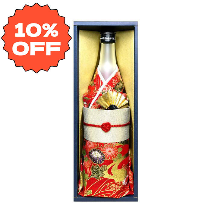 Maboroshi no Taki Junmai Ginjo Kimono Wrapping giftbox -Princess Kiku Hime model- 720ml bottle