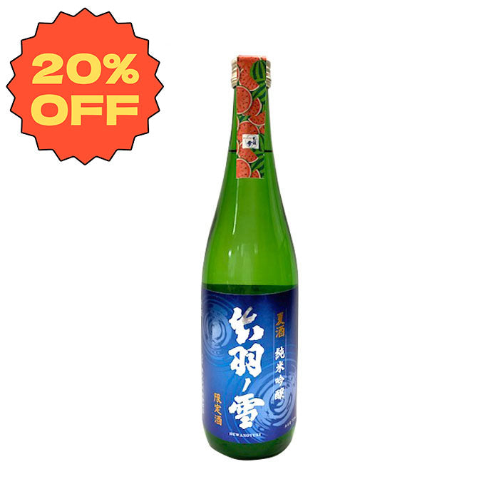 Dewa no  Yuki Junmai Ginjo Natsu Sake 720ml bottle