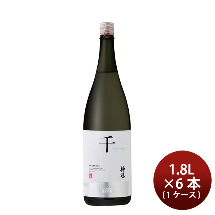 [1CS] Sake Junmai Ginjo Tsurumi Shuzo Kanzaru Sen 1800ml 1.8L 6 bottle