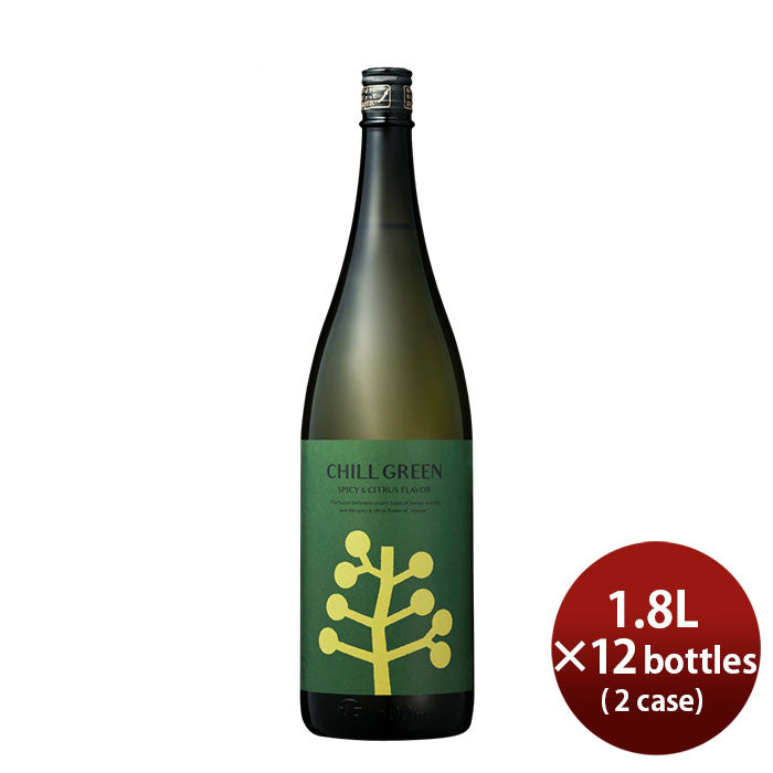 [2CS] 25% Hamada Shuzou Mugi Shoshu CHILL GREEN spicy&citrus 1.8L × 12 bottles