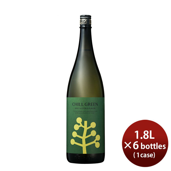 [1CS] 25% Hamada Shuzou Mugi Shoshu CHILL GREEN spicy&citrus 1.8L × 6 bottles