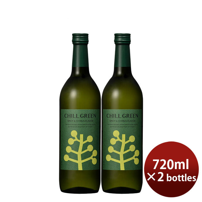 [2btls] 25% Hamada Shuzou Mugi Shoshu CHILL GREEN spicy&citrus 720ml × 2 bottles