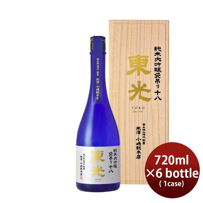 [1CS] Toko Junmai Daiginjo Fukurotsuri Ju-hachi 720ml x 6 bottles