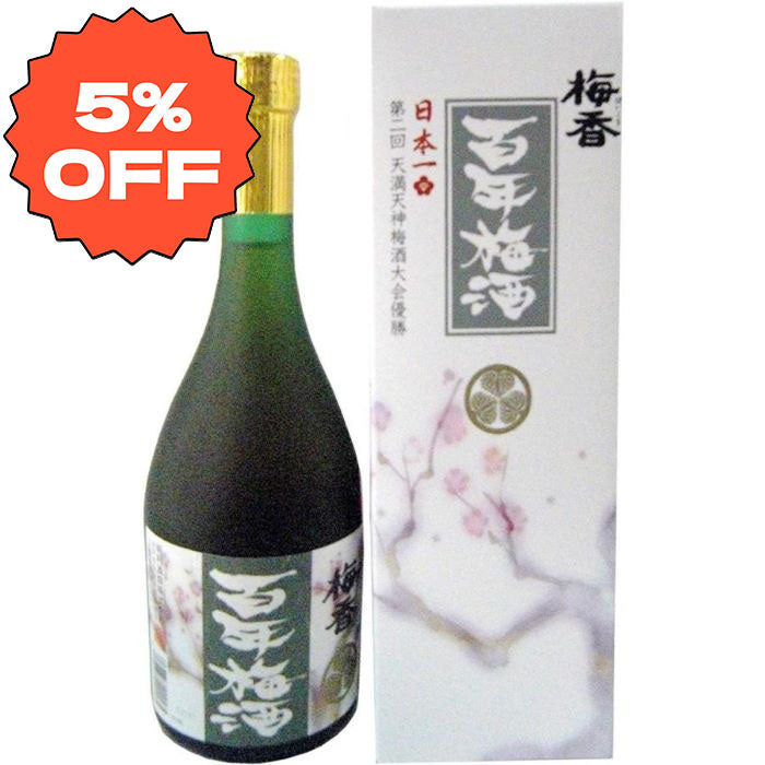 Meiri Baikou Hyakunen DX Umeshu 720ml bottle