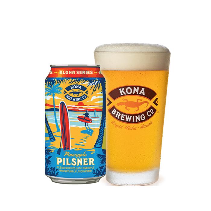 ビール KONA BEER コナビール 限定品 パイナップルピルスナー 缶 355ml 24本(1ケース) クラフトビール