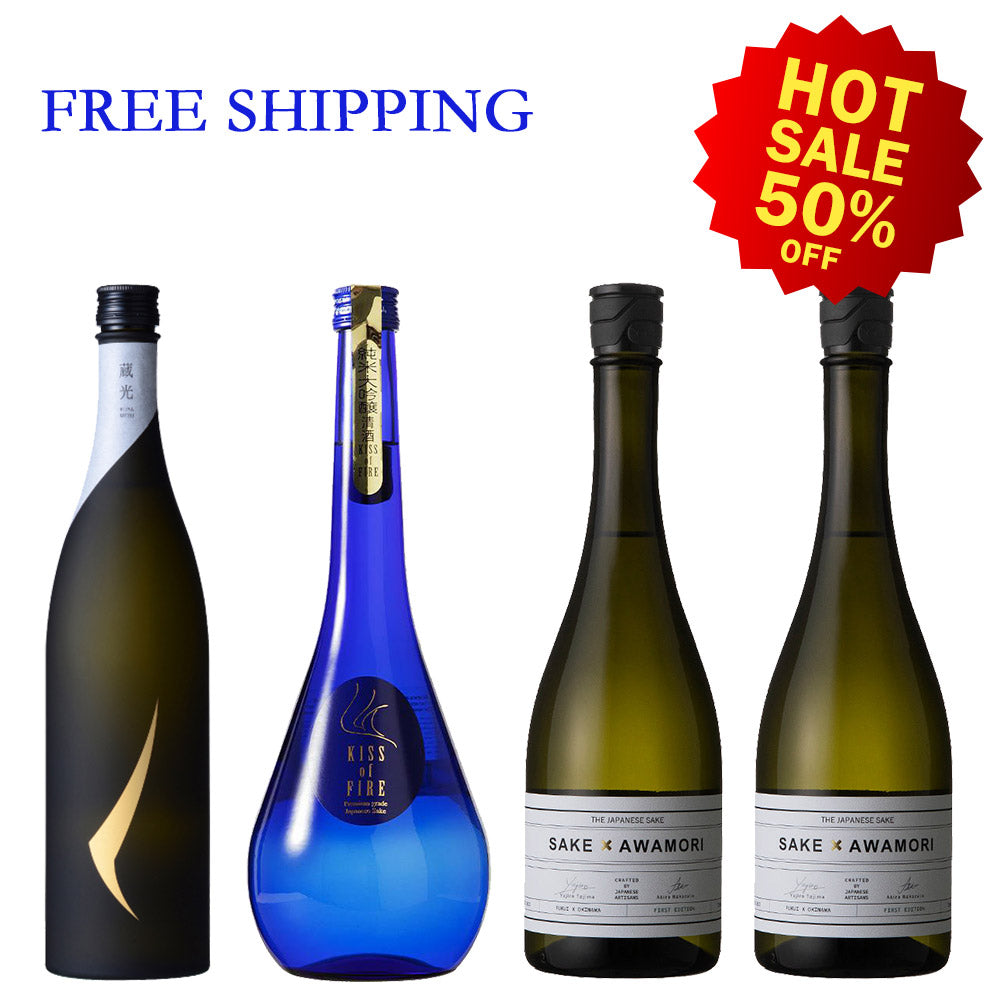 Free Delivery】June's 4 bottles Special Discount Set ② – Saketora