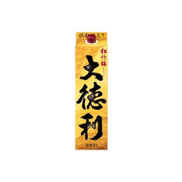 松竹梅 大徳利 パック ＮＥＷ 2000ml 2L 1本 ギフト 父親 誕生日 プレゼント