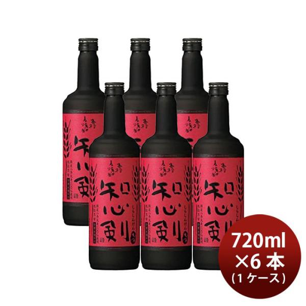 本格麦焼酎 知心剣 25度 720ml 6本 1ケース 宝酒造 麦焼酎