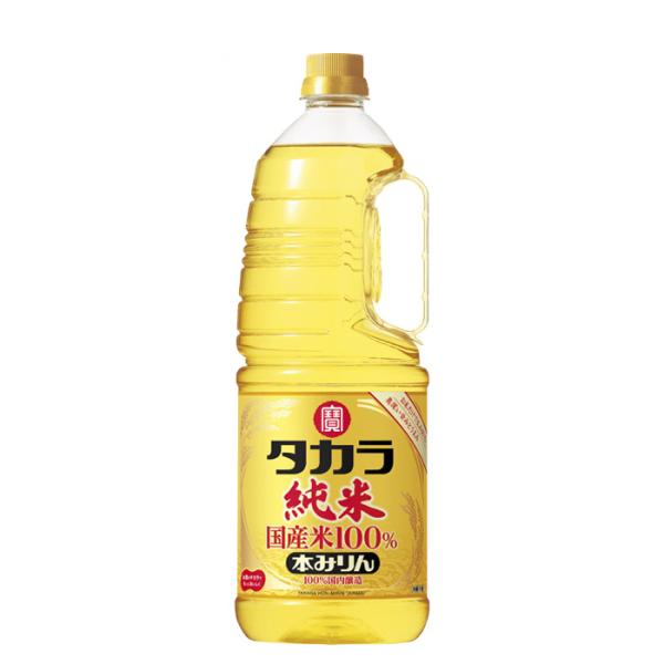 タカラ本みりん純米国産米100%ペット1800ml1.8L1本みりん調味料宝既発売