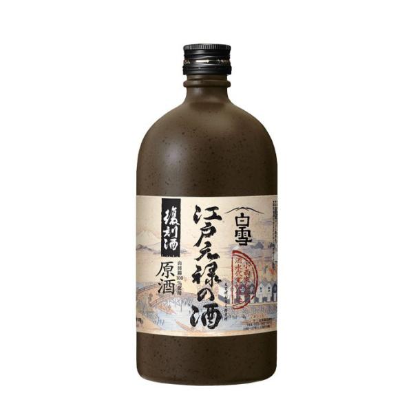 超特撰 白雪 江戸元禄の酒 720ml 日本酒 小西酒造 原酒 復刻酒