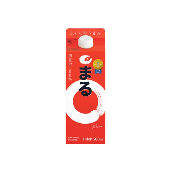 Hakurazuru Salmon Pack Maru Slim 500ml