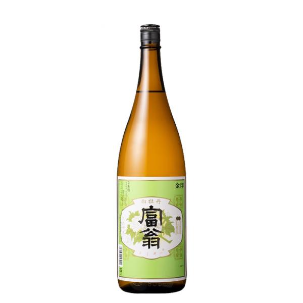 日本酒富翁金印白牡丹1800ml1.8L1本北川本家京都