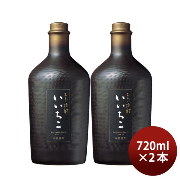 麦焼酎いいちこ民陶くろびん25度720ml2本焼酎三和酒類