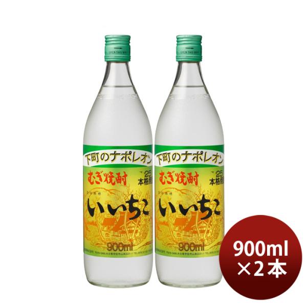 麦焼酎いいちこ25度900ml2本焼酎三和酒類