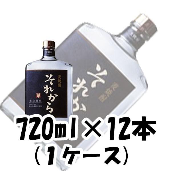 麦焼酎 それから ブックボトル 25度 サントリー 720ml 12本 1ケース 本州送料無料　四国は+200円、九州・北海道は+500円、沖縄は+3000円ご注文後に加算 ギフト 父親 誕生日 プレゼント