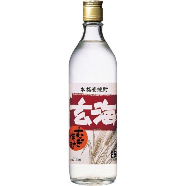 アサヒ 麦焼酎 玄海 25度 瓶 720ｍｌ×1本 ギフト 父親 誕生日 プレゼント