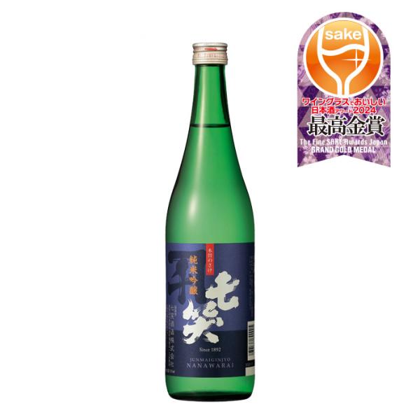 日本酒七笑純米吟醸720ml1本美山錦七笑酒造既発売