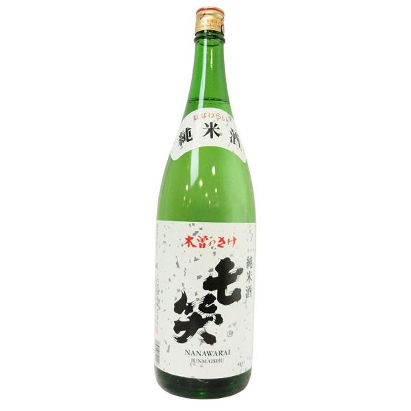 七笑 純米酒 七笑酒造 1800ml 1.8L 1本 ギフト 父親 誕生日 プレゼント