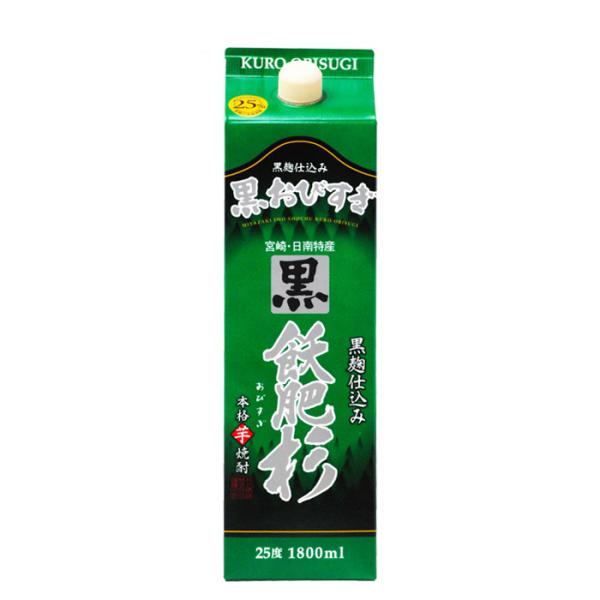 芋焼酎黒飫肥杉25度パック1800ml1.8L1本焼酎井上酒造