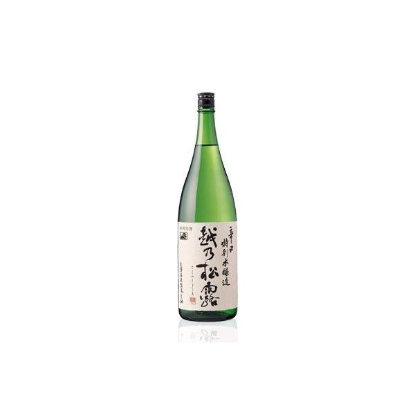 越乃松露 辛口 特別本醸造 1800ml 1.8L×1本 ギフト 父親 誕生日 プレゼント