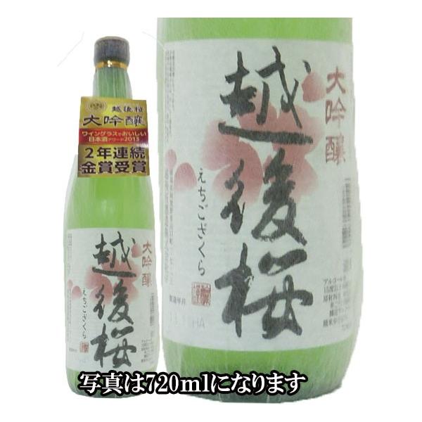 父の日 お酒 小山本家 越後桜 大吟醸 1800ml 1.8L 1本 ギフト 父親 誕生日 プレゼント