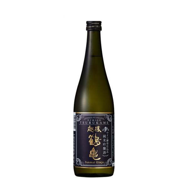 日本酒越後鶴亀ワイン酵母仕込み純米吟醸720ml1本