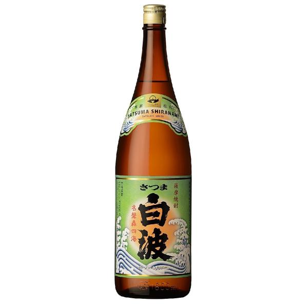 ［鹿児島県 薩摩酒造］ 25゜ さつま白波 芋焼酎 1800ml 1.8L×1本 瓶 ギフト 父親 誕生日 プレゼント