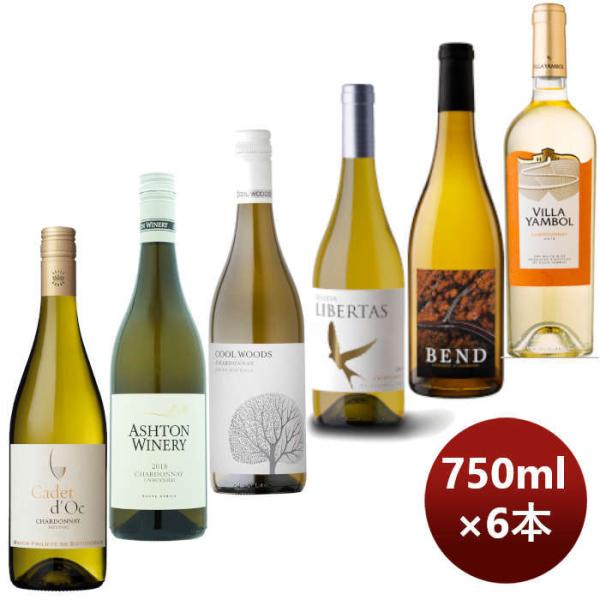 ワイン飲み比べ[シャルドネだけ！]お買い得!6か国シャルドネ飲み比べセット750ml×1セット/6本 ワイン飲み