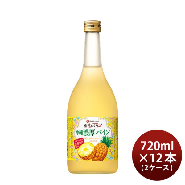 寶和リキュール産地めぐり沖縄濃厚パイン720ml×2ケース/12本宝宝酒造沖縄リキュール果実酒