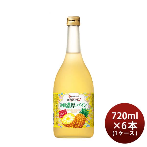 寶和リキュール産地めぐり沖縄濃厚パイン720ml×1ケース/6本宝宝酒造沖縄リキュール果実酒