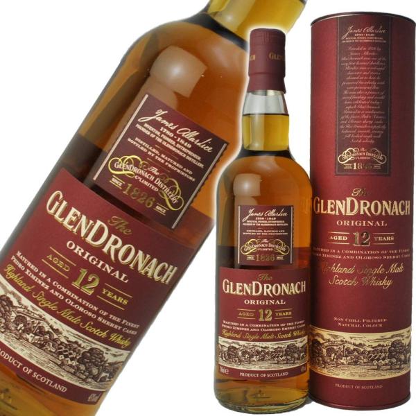 ウイスキー グレンドロナック 12年 並行輸入品 700ml 1本 ギフト 父親 誕生日 プレゼント