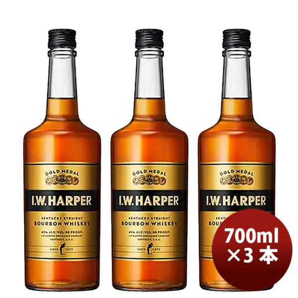 [3 bottles] W I.W Harper Gold Medal 700ml 3