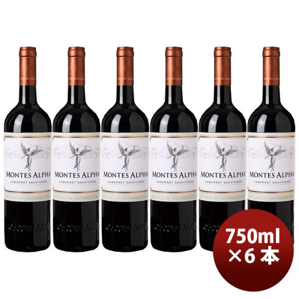 赤ワインモンテスアルファカベルネソーヴィニヨン750ml×6本チリワインのし・ギフト・サンプル各種対応不可