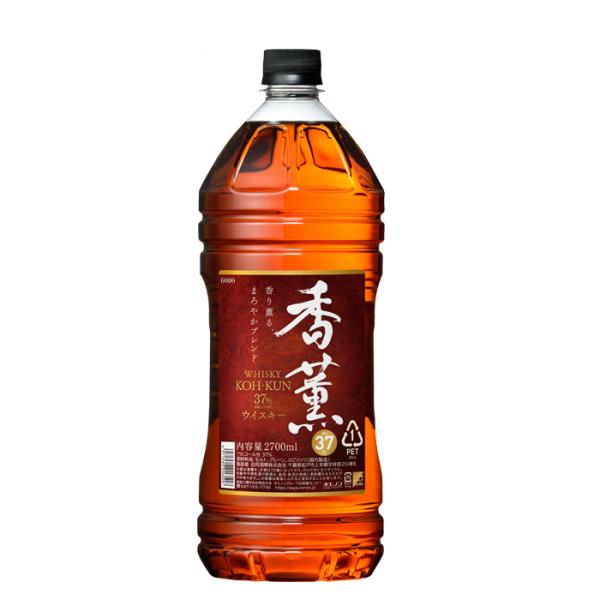 ウイスキー香薫ペット37%2700ml2.7L1本合同酒精ウィスキー既発売