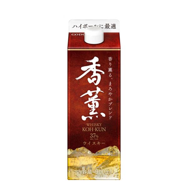 ウイスキー香薫パック37%900ml1本合同酒精ウィスキー既発売