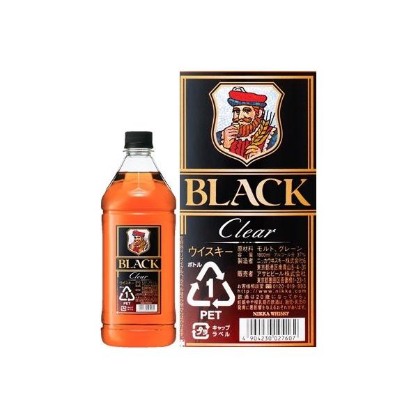 ニッカ ブラックニッカ クリア ペットボトル 1800ml 1.8L ギフト 父親 誕生日 プレゼント