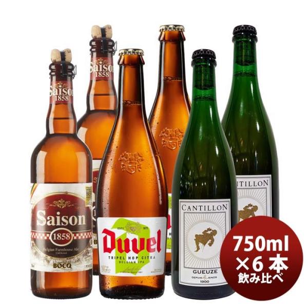 限定品ベルギービール750ml大瓶3種6本飲み比べセットクラフトビール 限定品ベルギービール750ml大瓶3種6本