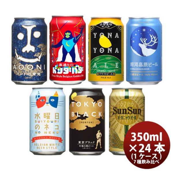 長野県ヤッホーブルーイング全7種24本飲み比べセットクラフトビールよなよなエール
