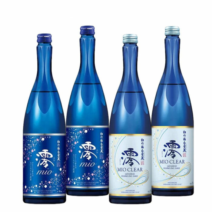 Sake Takara syuzou Shochikubai Mio Sparkling & Premium Rich 2 bottles each 750ml 4 bottles