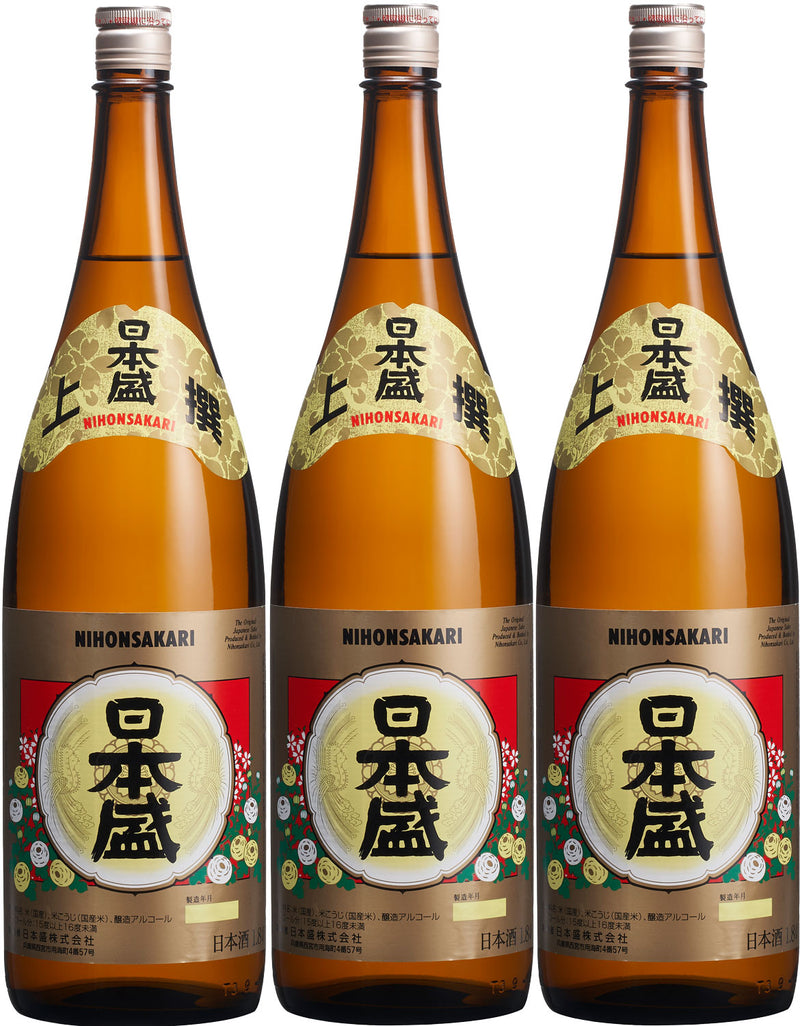 [3btls] Nihonsakari Josen Sake 1.8L × 3 bottles