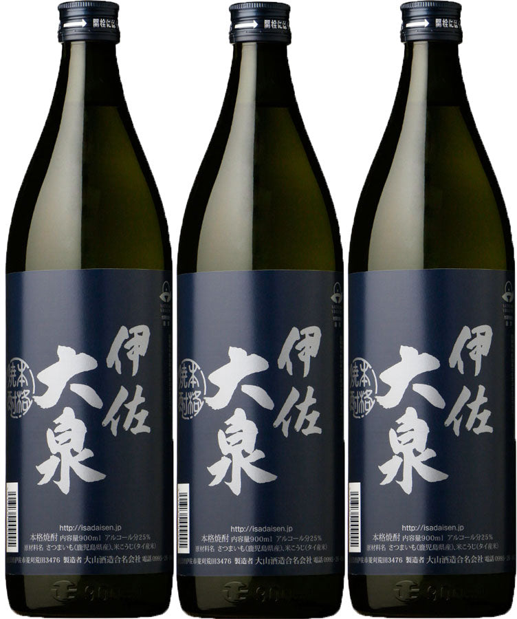 [3btls] 25% Imo Shochu Isedaisen 900ml × 3 bottles