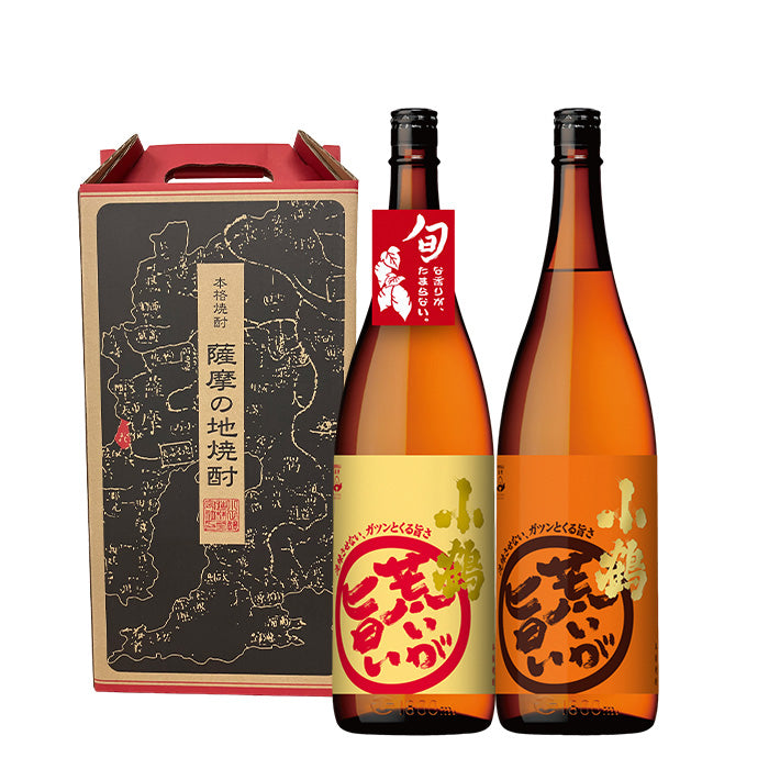 Potato Shochu 25% Kotsuru Rough but Delicious ×2bottles Set Drinking Comparisons 1.8L 1800ml