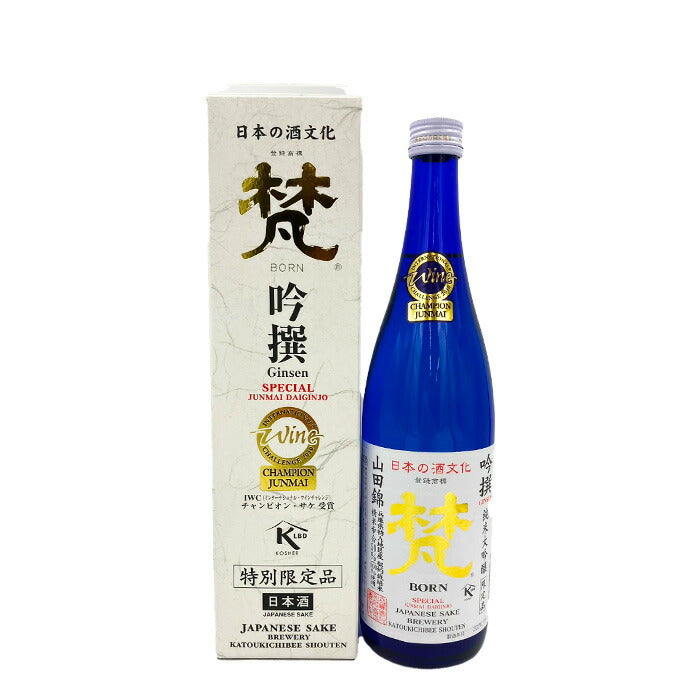 Bon Ginsen Junmai Daiginjo 720ml bottle gift box