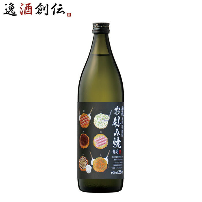 [2CS] 25% Denen Shuzou Imo Shozhu Okonomiyaki-Specific Shochu 900ml × 12 bottles