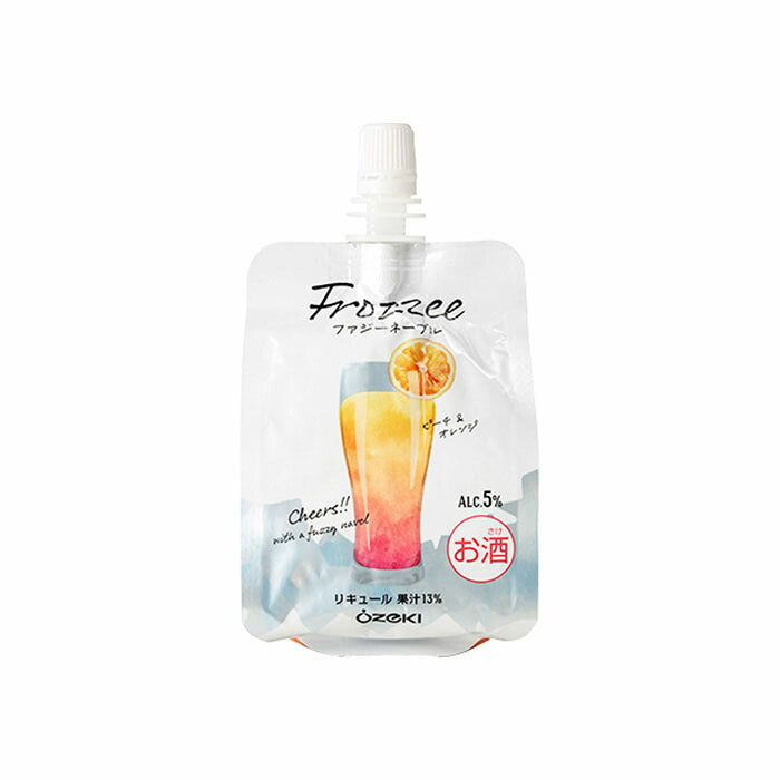 [2CS]Frozzee Fuzzy Navel Frozen cocktail pouch 150ml 60 bottles 2 cases